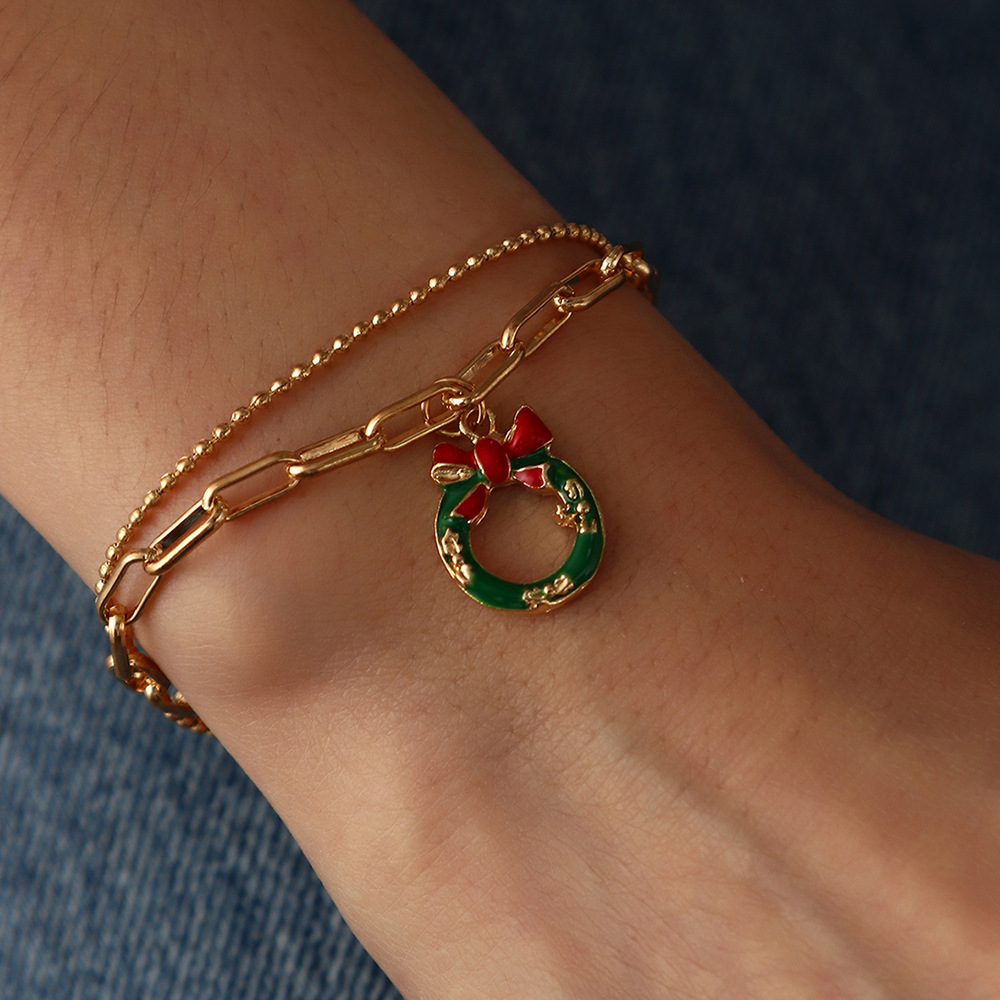 Christmas Ornaments Bracelet for Women